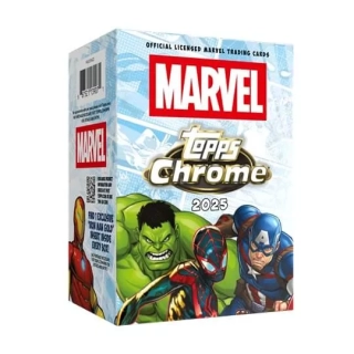2025 Topps Chrome Marvel Comics booster balíček